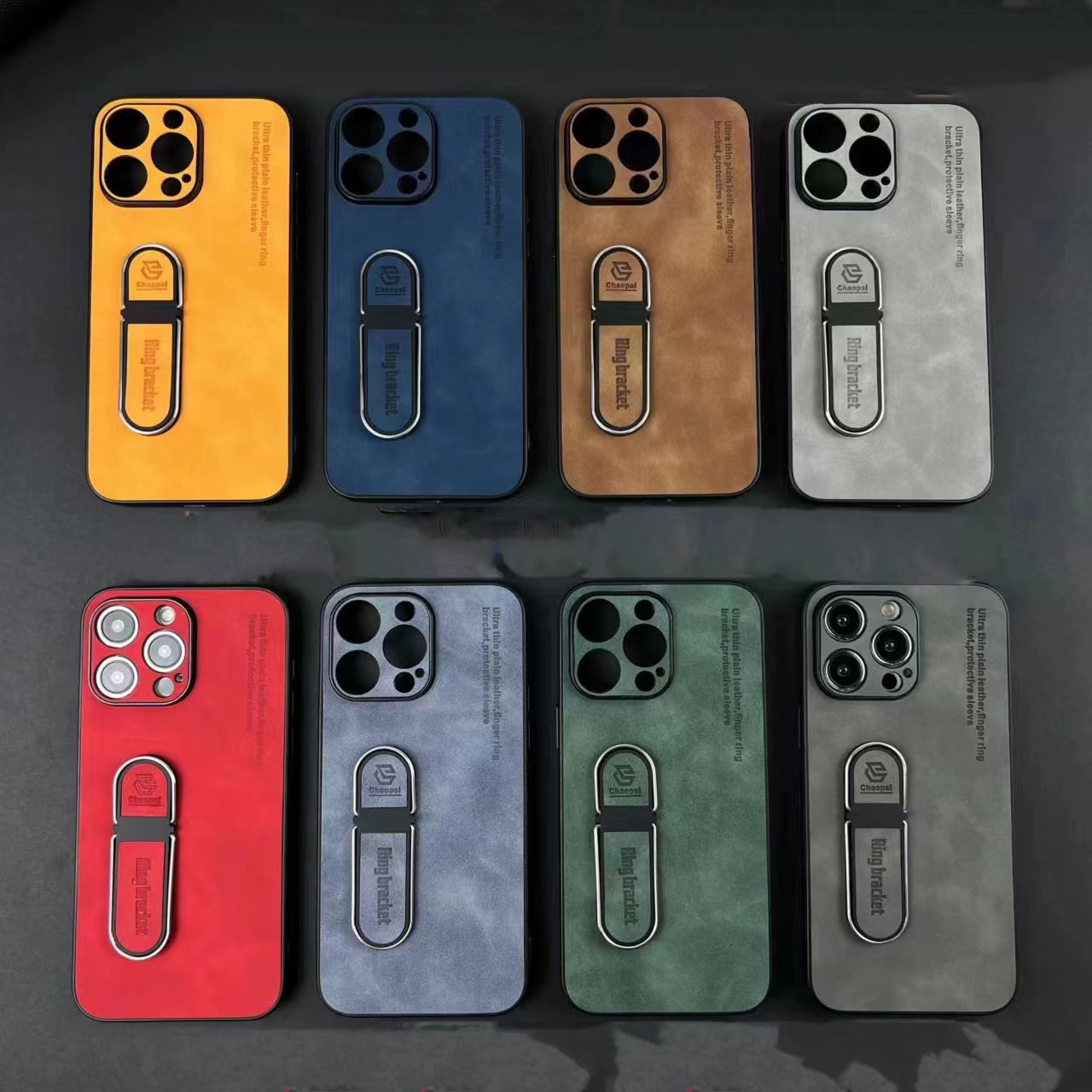 3796d4798ac589582f1272feb7fa9cf 1 Kobudy Newest Phone Holder Case Cover For IPhone 15 Pro Max Series Mobile Phone Anti Fall Protective With Phone Holder